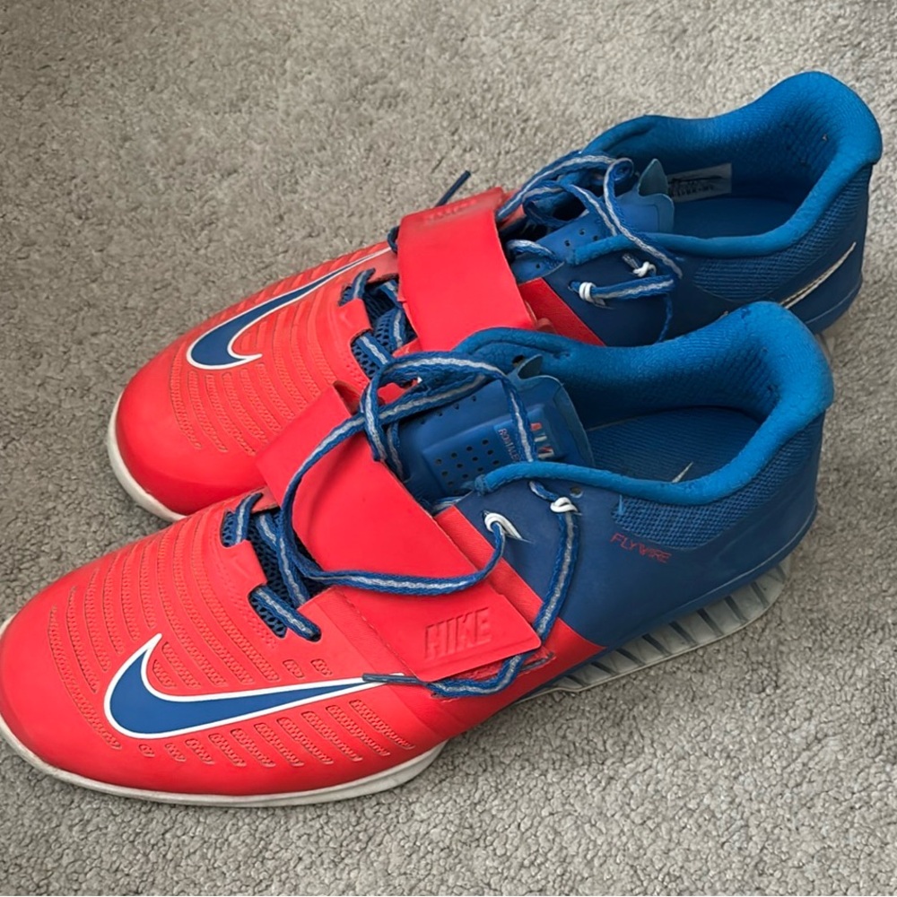 Nike Romaleo 3 Lifting Sneakers Red Blue